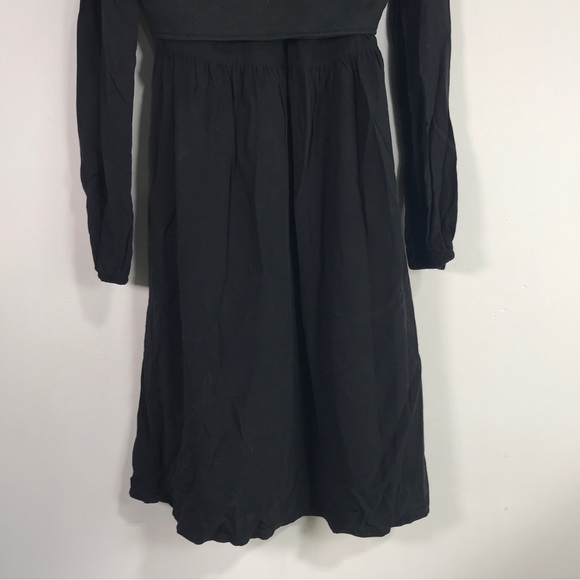 Juvenile Planet Space Grey Long Sleeve Dress, Girl's Youth Size 12 - Black - Picture 6 of 9